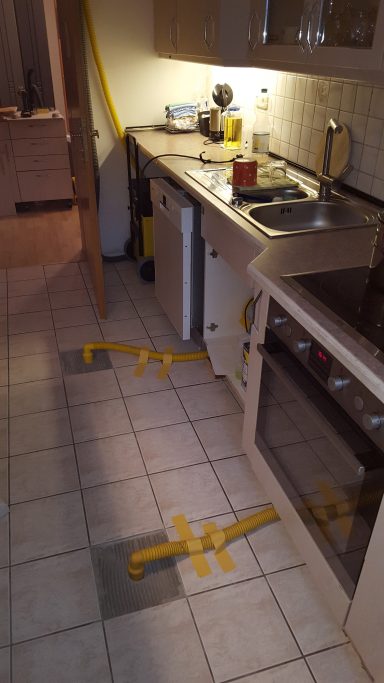 Estrich-Dämmschicht-Trocknung